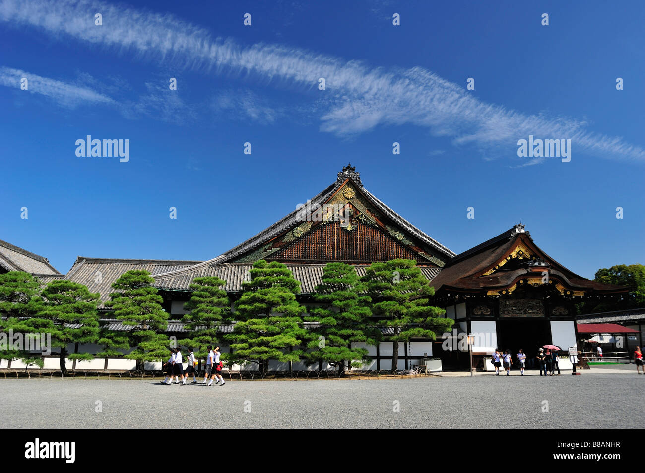 Ninomaru Palast, Nijo-Jo, Kyoto, Japan Stockfoto