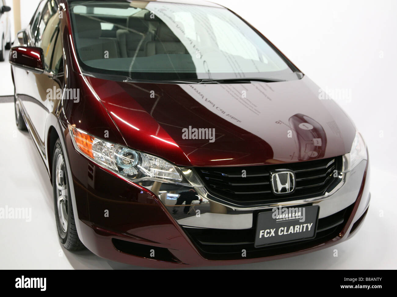 Honda FCX Clarity Wasserstoff-Auto Stockfoto