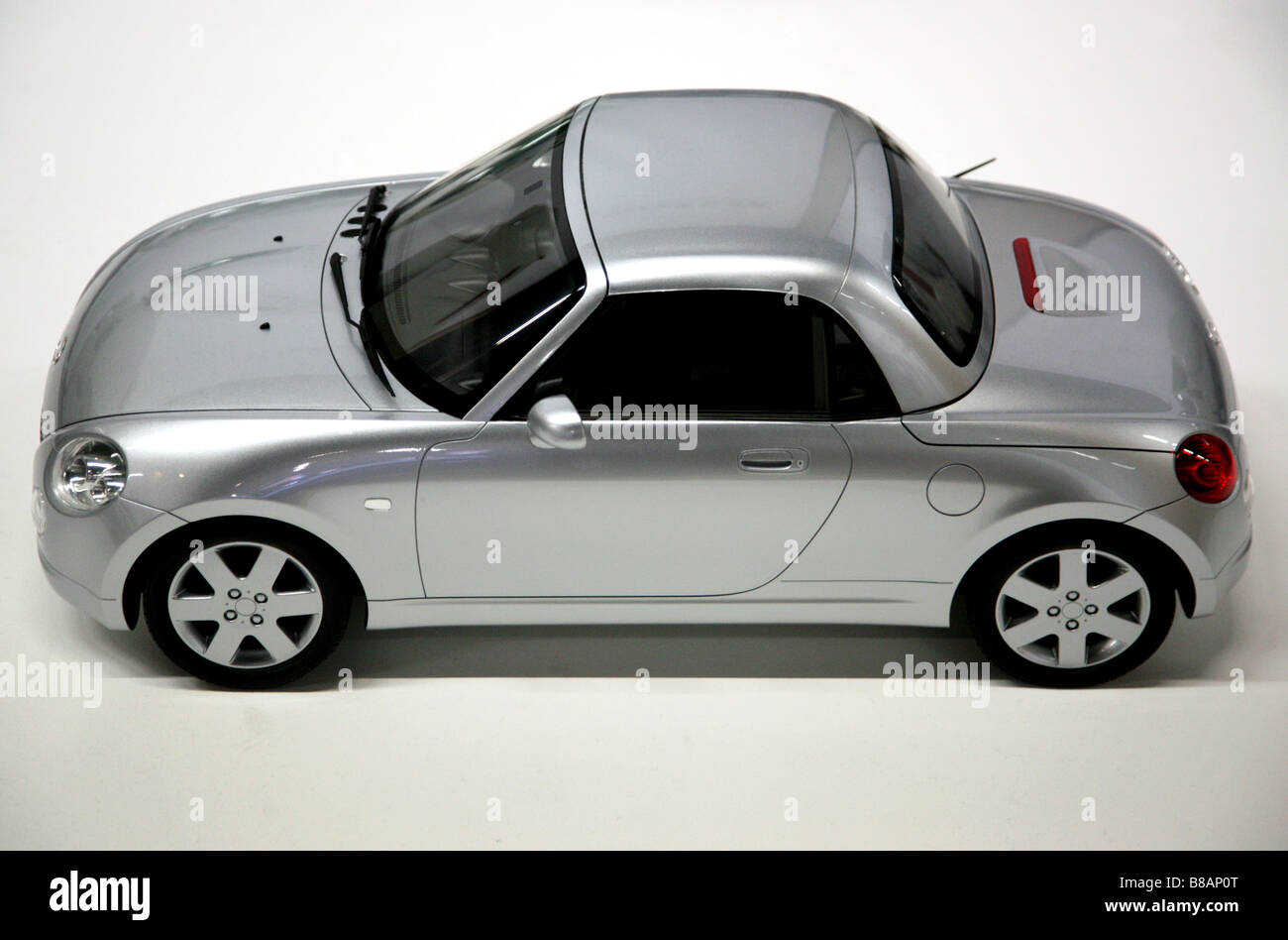 Modell des Daihatsu Copen Autos ausgestellt im Science Museum, London Stockfoto