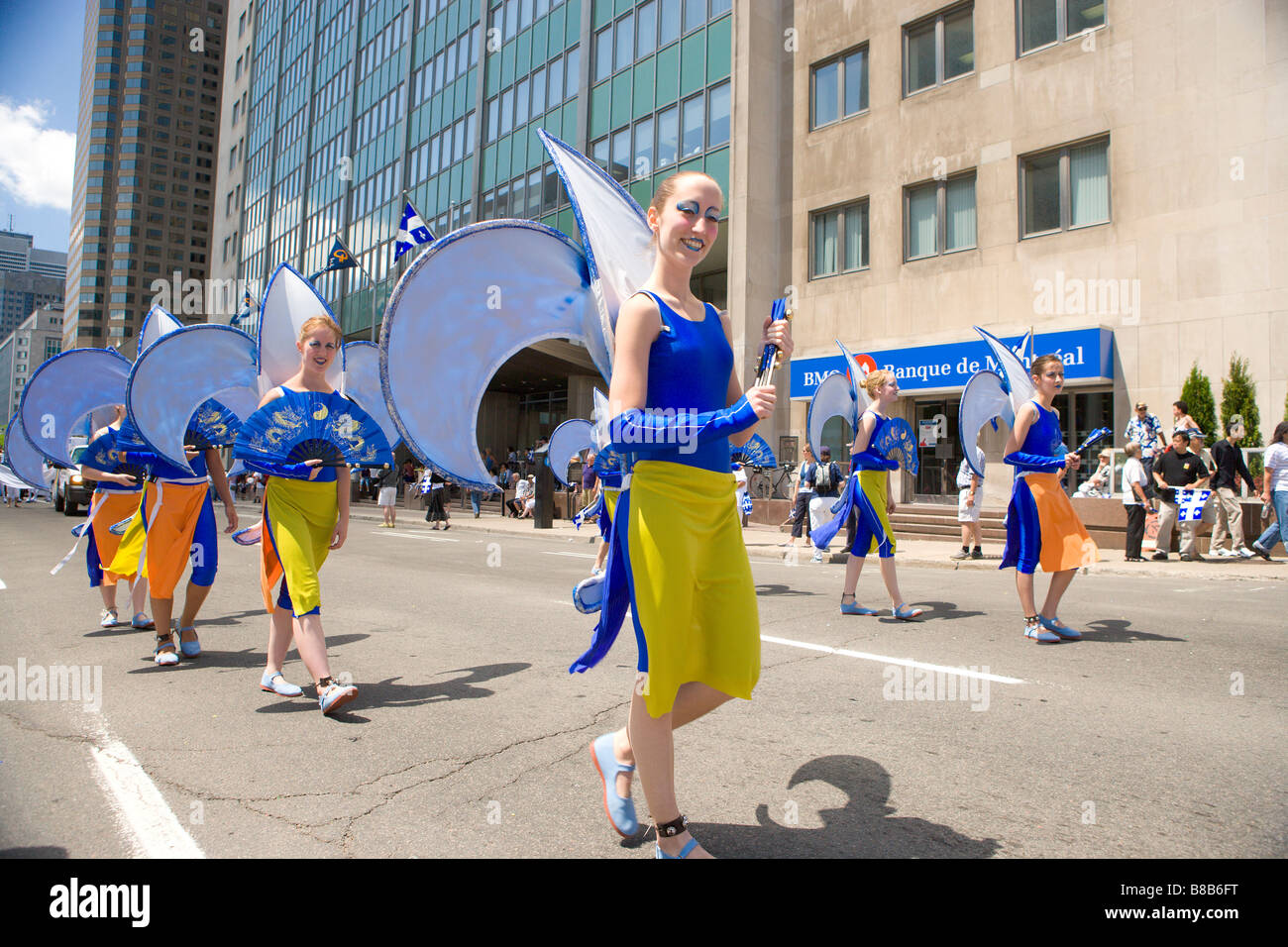 St-Jean-Baptiste-Parade, Montreal, Quebec Stockfoto