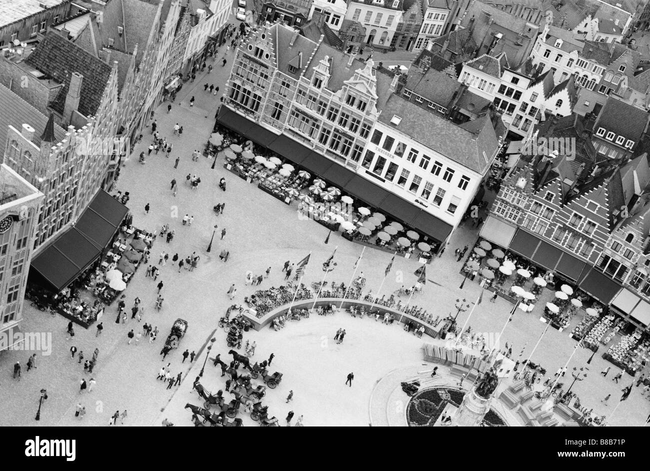 Markt, Brügge, Belgien Stockfoto