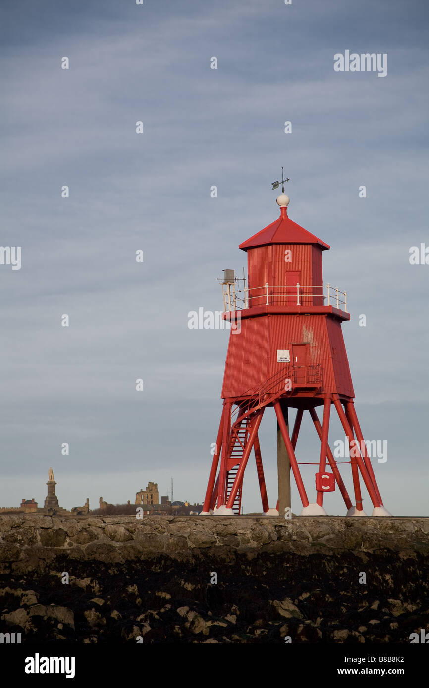 South Shields Küste. Stockfoto