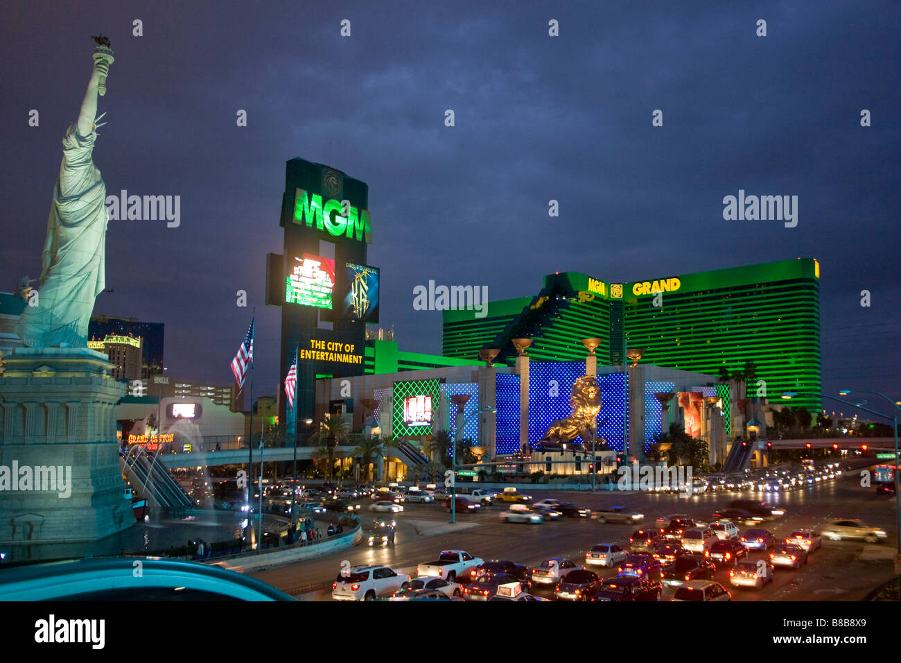 Strip, Las Vegas, Nevada Stockfoto