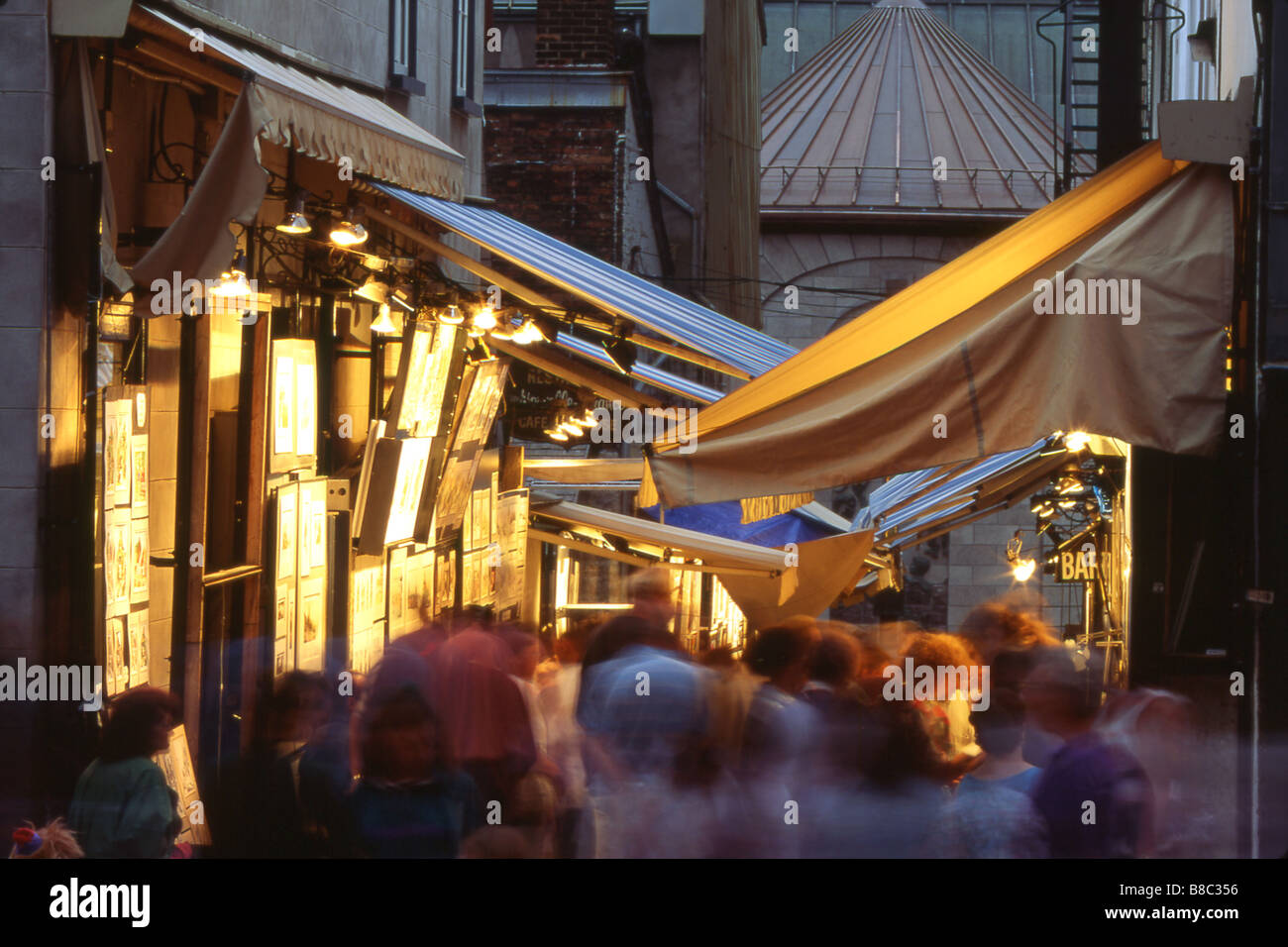 Rue Du Tresor, Québec Stockfoto