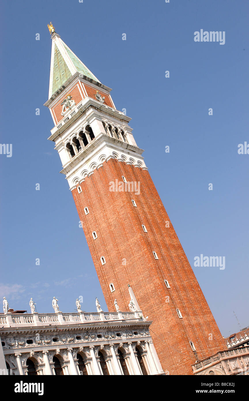 Campanile Piazza San Marco St Mark s Quadrat Venedig Italien Stockfoto