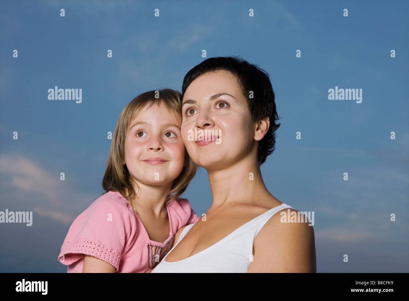 Mutter und Tochter Stockfoto