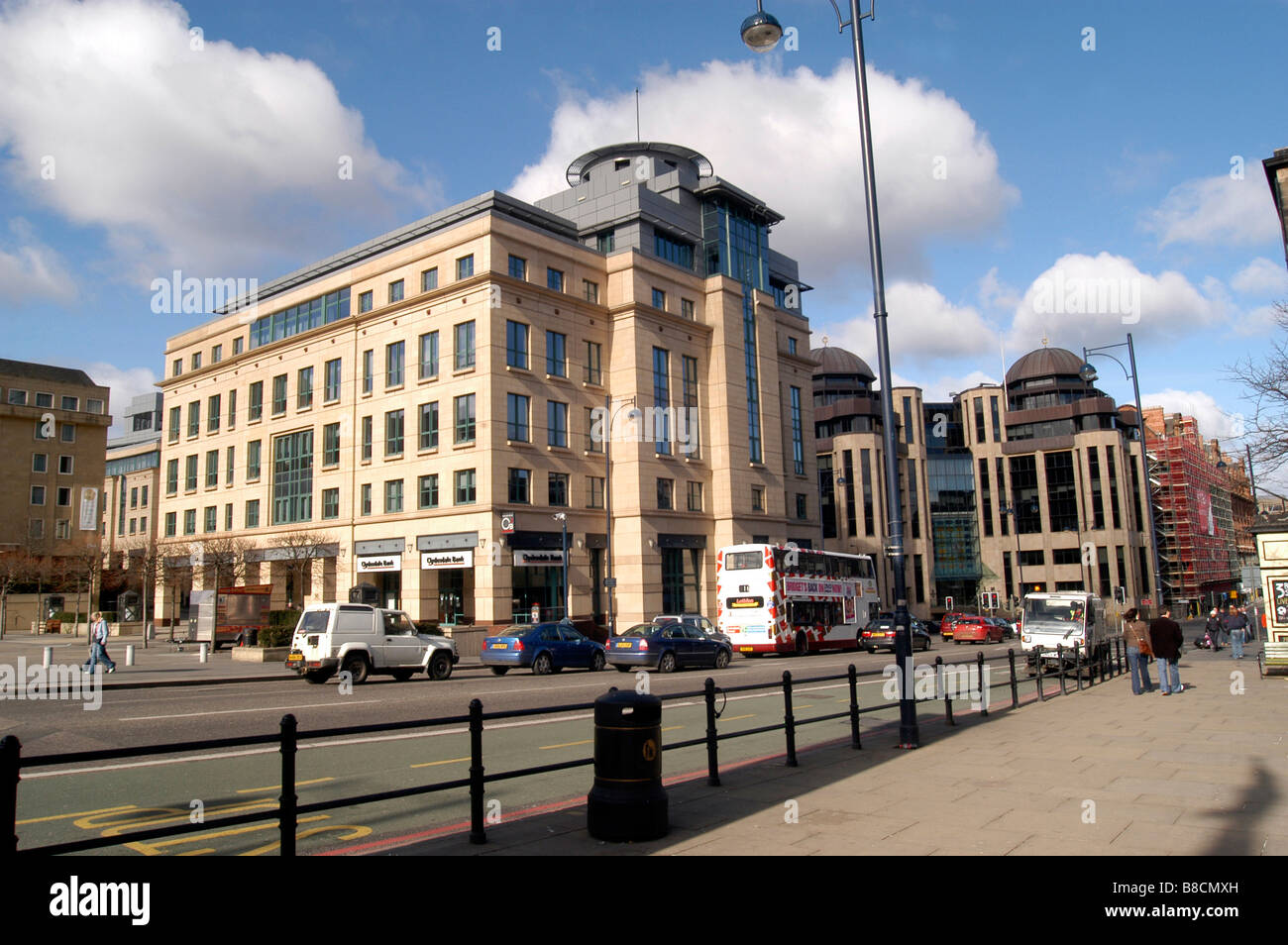 Clydesdale Bank Hauptsitz Edinburgh, Schottland Stockfoto