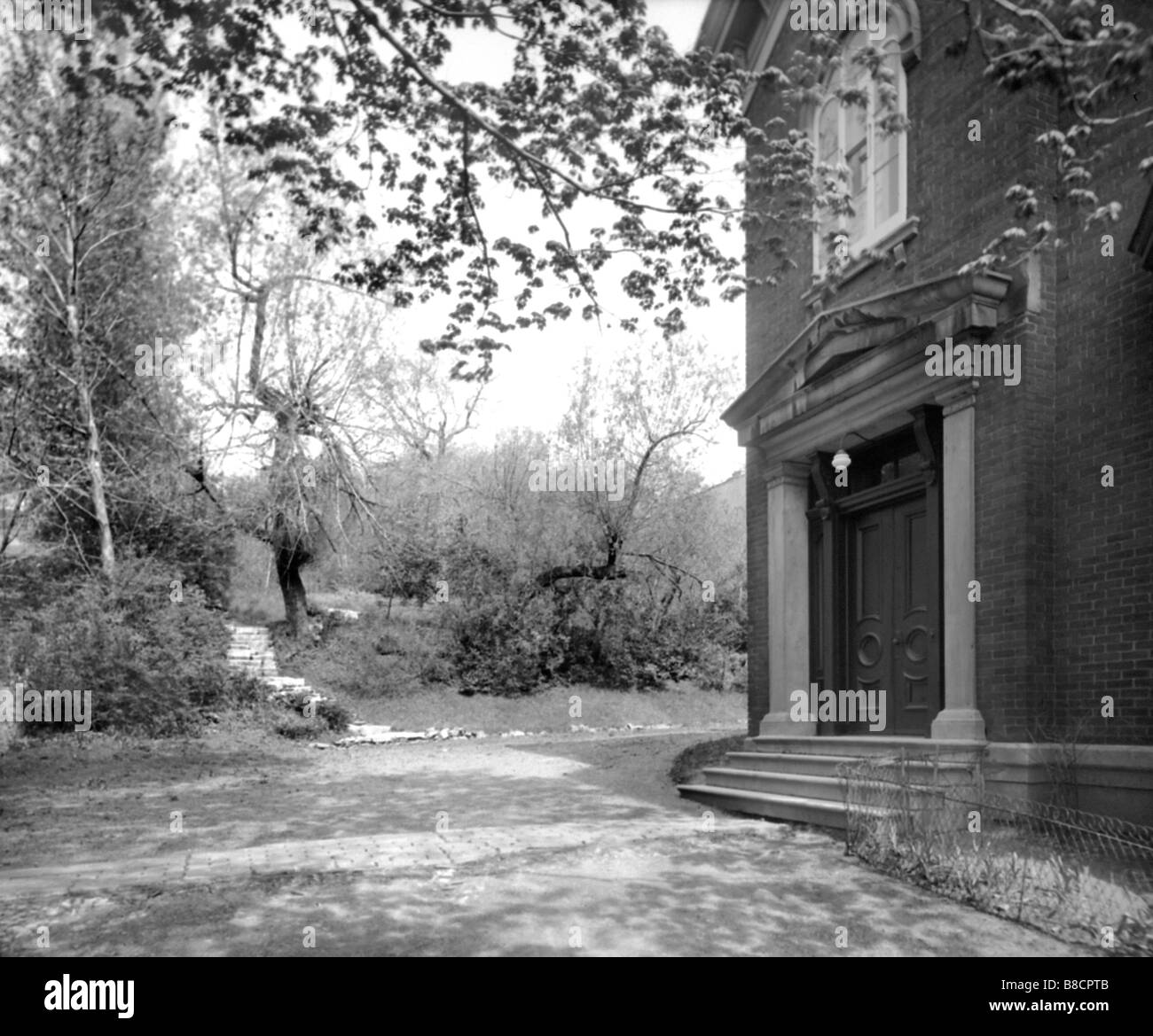 Äußere viktorianischen Haus, Montreal, Quebec, ca. 1800 s Stockfoto