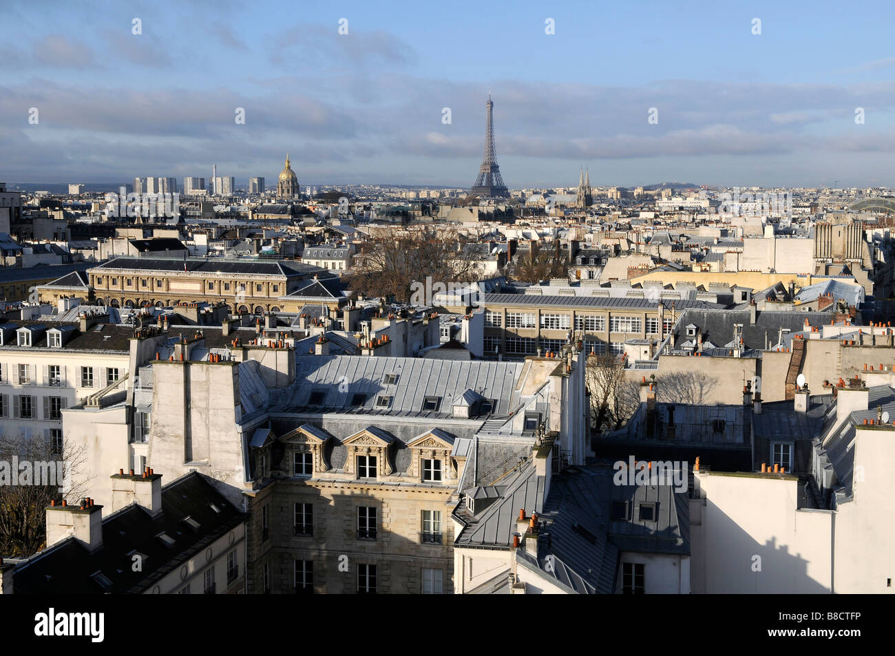 derpraktischen de Paris-la Tour Eiffel Frankreich Stockfoto