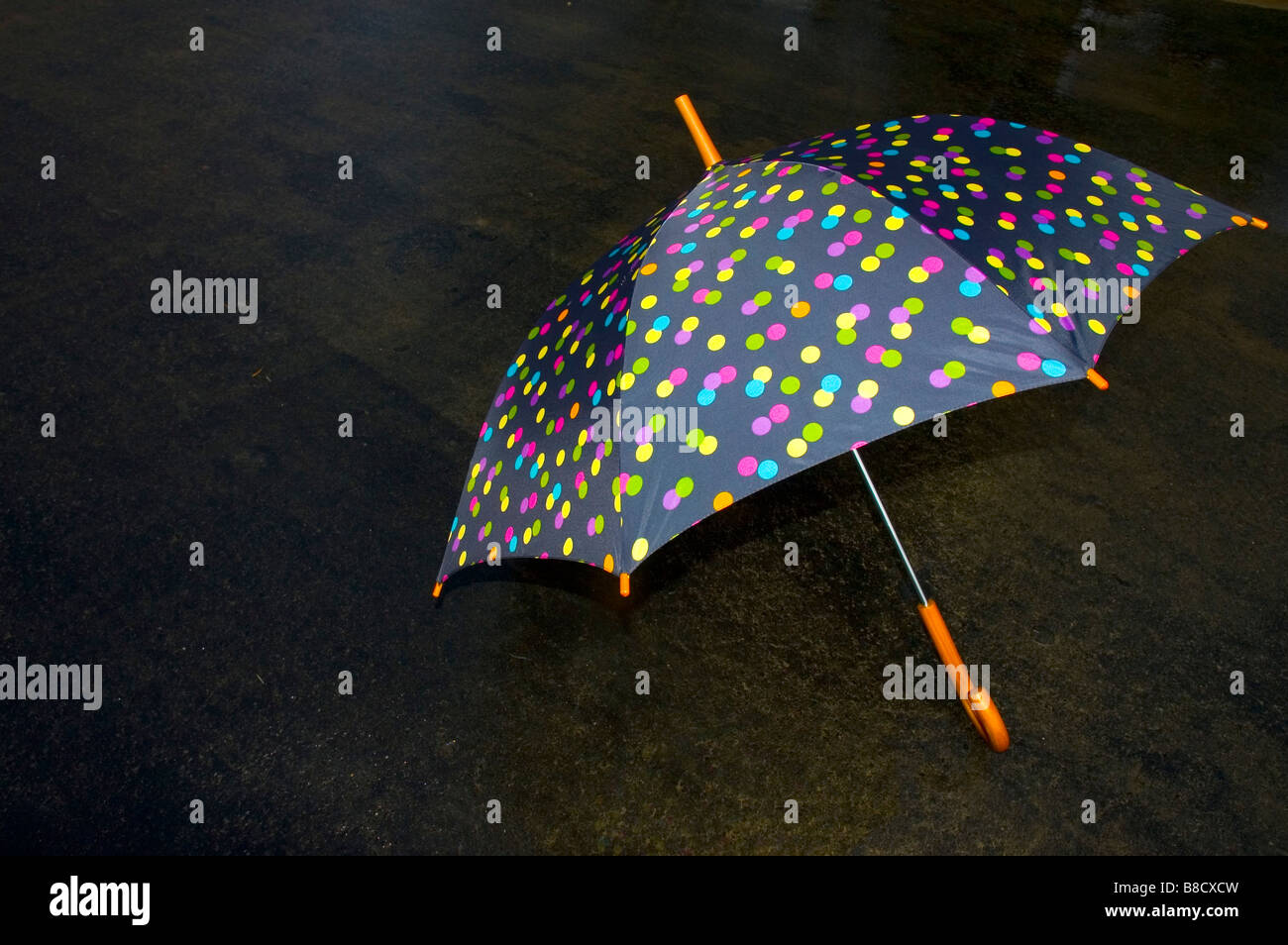 Regenschirm-Pflaster Stockfoto