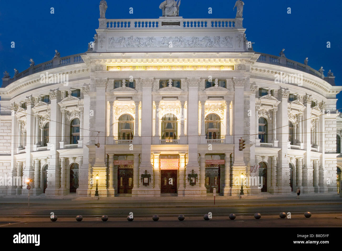 Burgtheater, Vienna Stockfoto