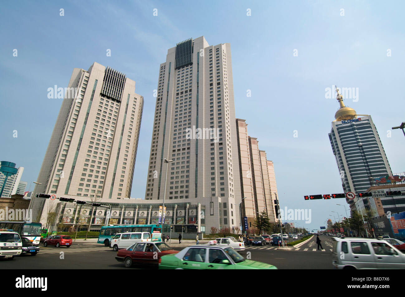 Neu entwickelte östlichen Qingdao, Fushan Bay, Provinz Shandong, China Stockfoto