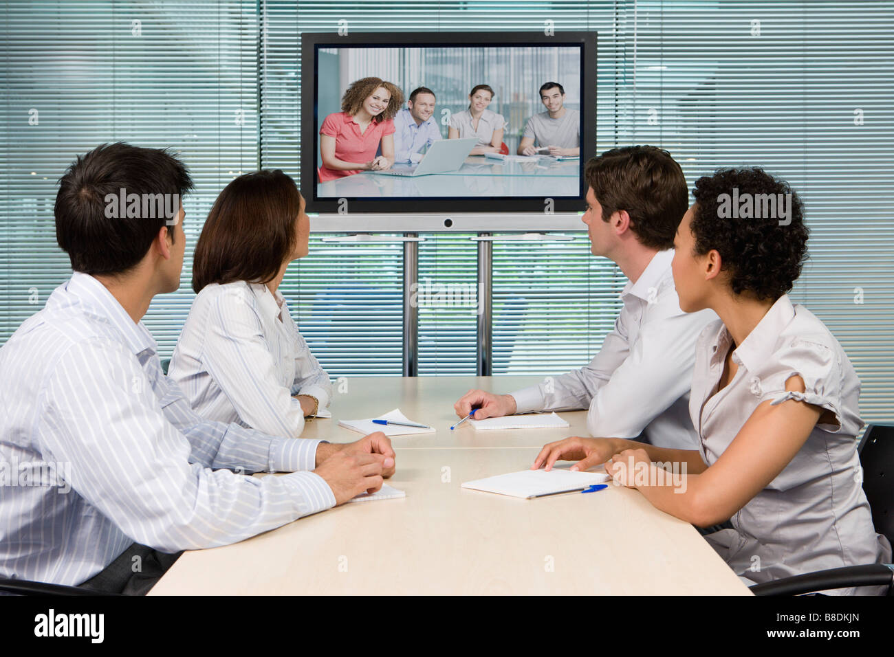 Personen in einem meeting Stockfoto