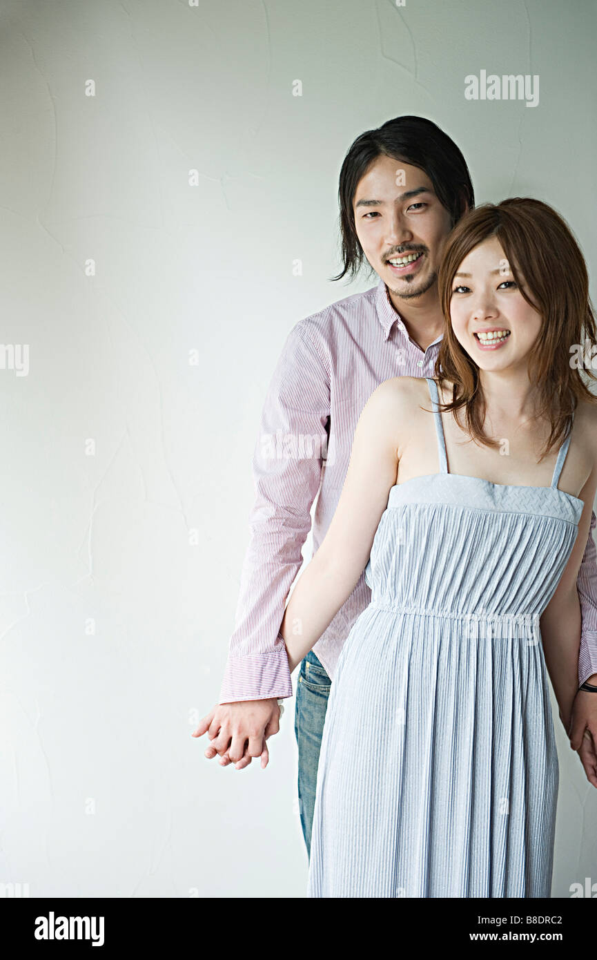 Junge japanische paar Stockfoto