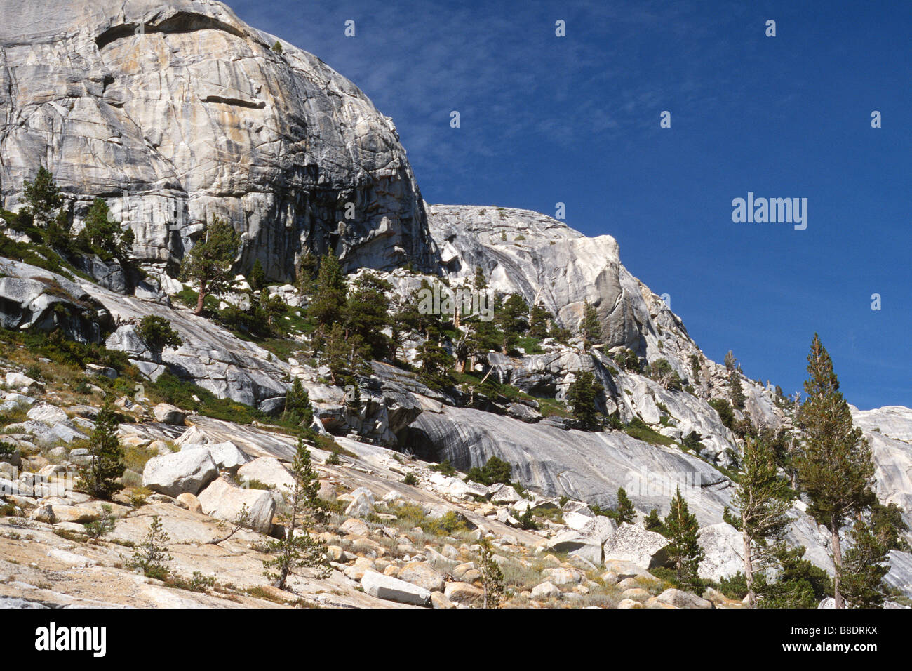 Felsen im Yosemite Nationalpark, Kalifornien Stockfoto