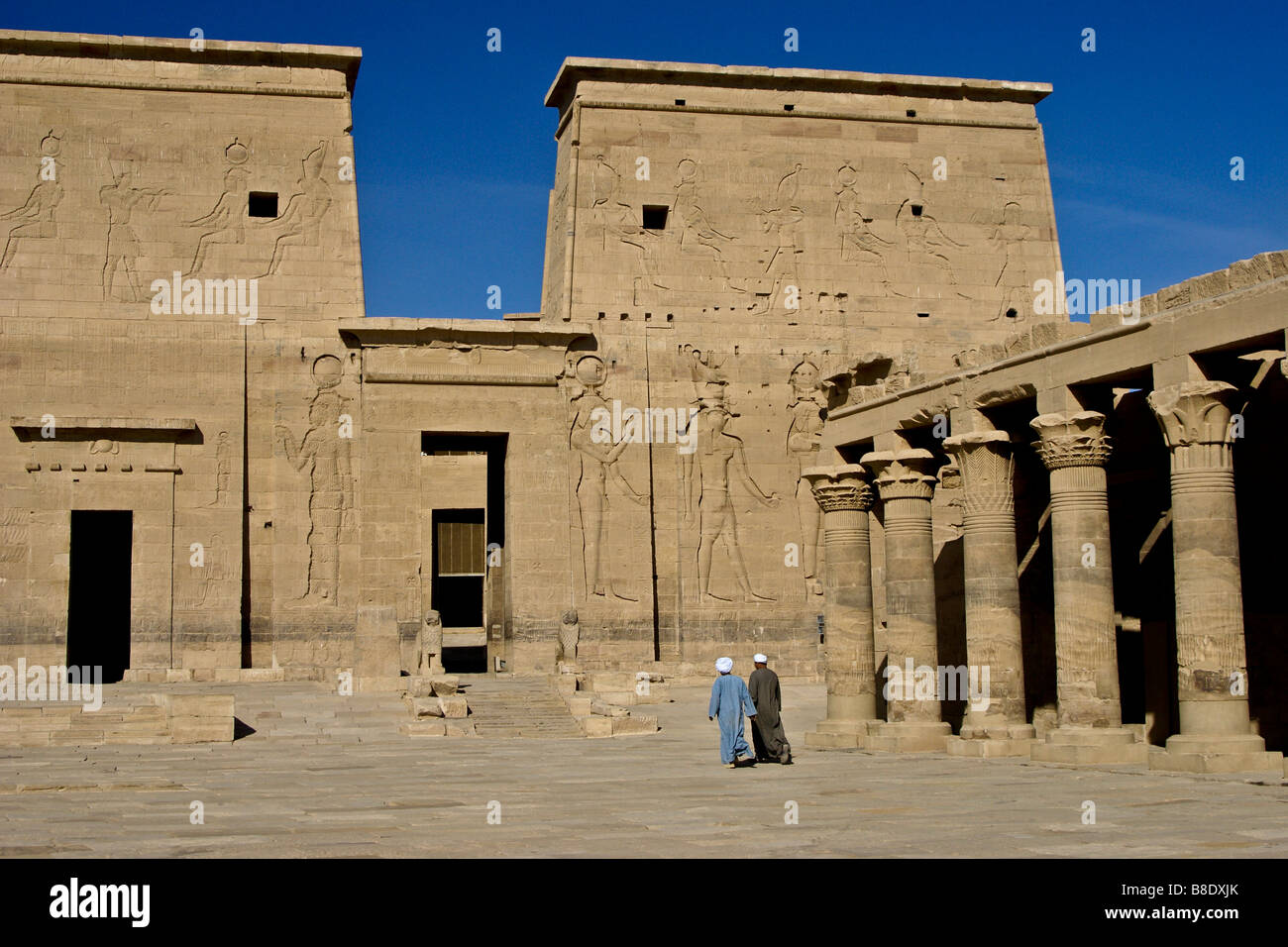 Philae Tempel in Assuan, Ägypten Stockfoto