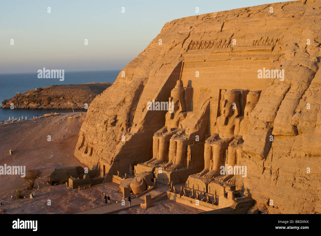 Tempel von Ramses, Abu Simbel, Ägypten Stockfoto