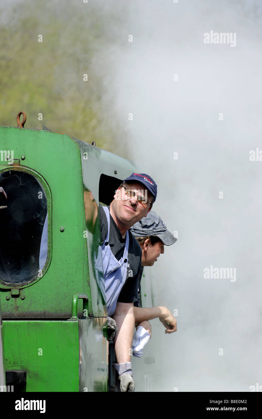 Auf der Fußplatte Stockfoto
