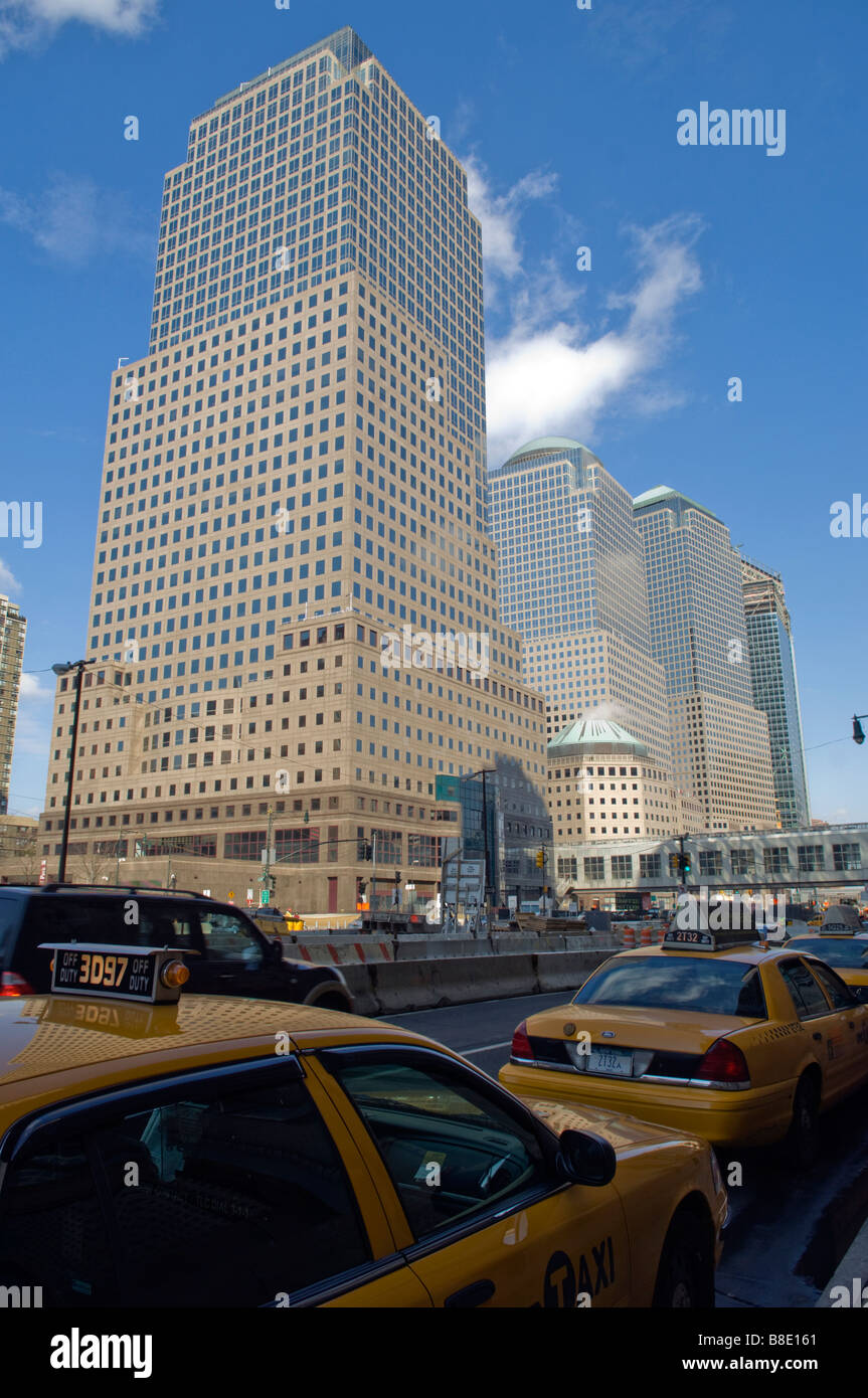 Das World Financial Center in lower Manhattan gesehen auf Donnerstag, 19. Februar 2009 Frances M Roberts Stockfoto