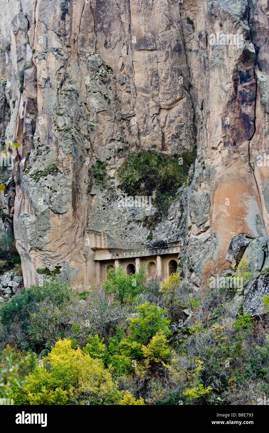 Sumbullu Kilise oder Hyazinthe Kirche in Ihlara Tal in Cappadocia Türkei Stockfoto