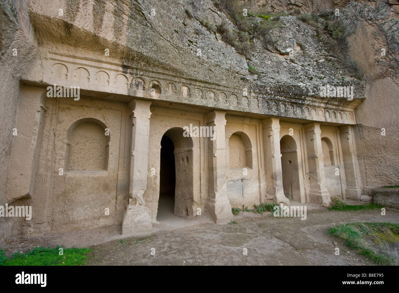 Sumbullu Kilise oder Hyazinthe Kirche in Ihlara Tal in Cappadocia Türkei Stockfoto