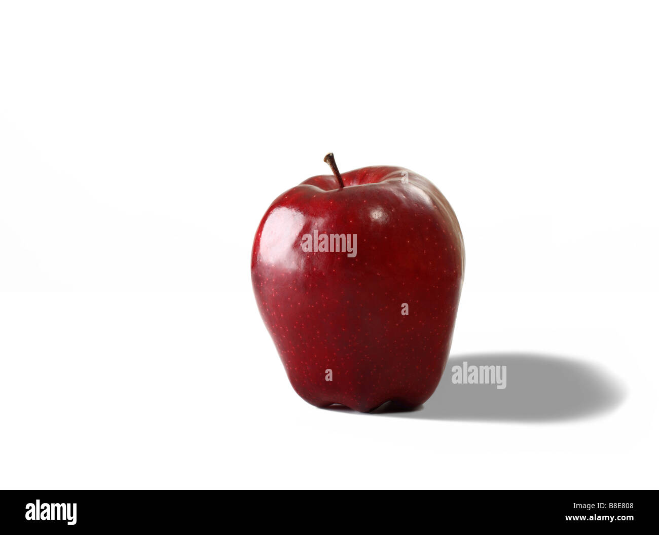 Frische Bio roter Apfel Stockfoto