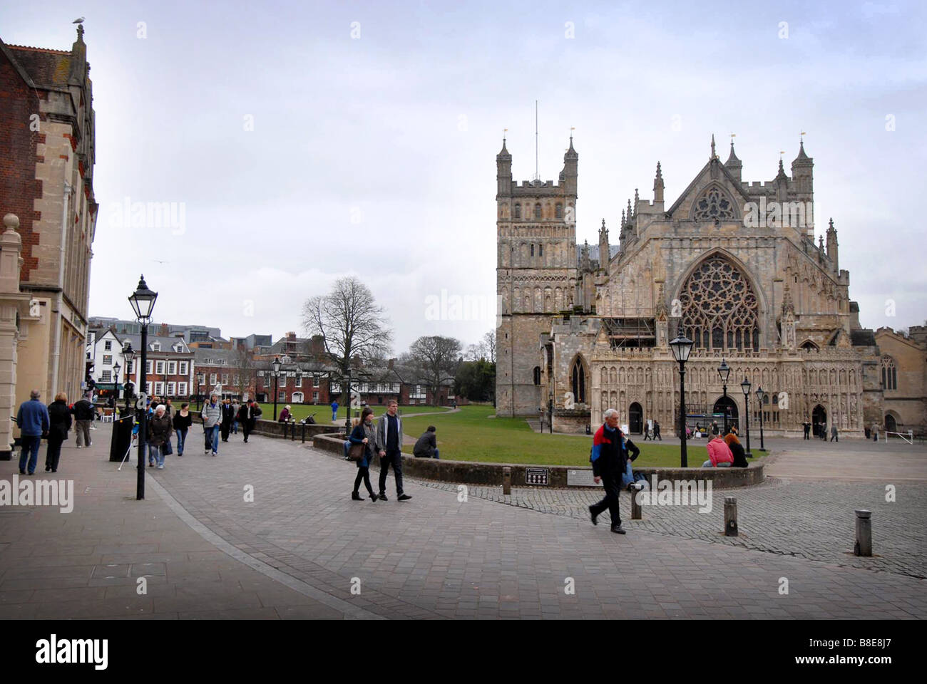 Kathedrale von Exeter, Devon Stockfoto