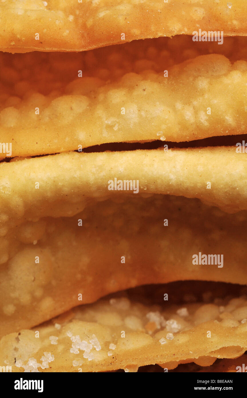 Oreillettes Semoule Aurice geformt Grieß französischen Keks Stockfoto