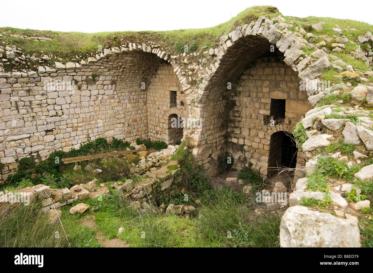 Hunin Fort-Back Stockfoto