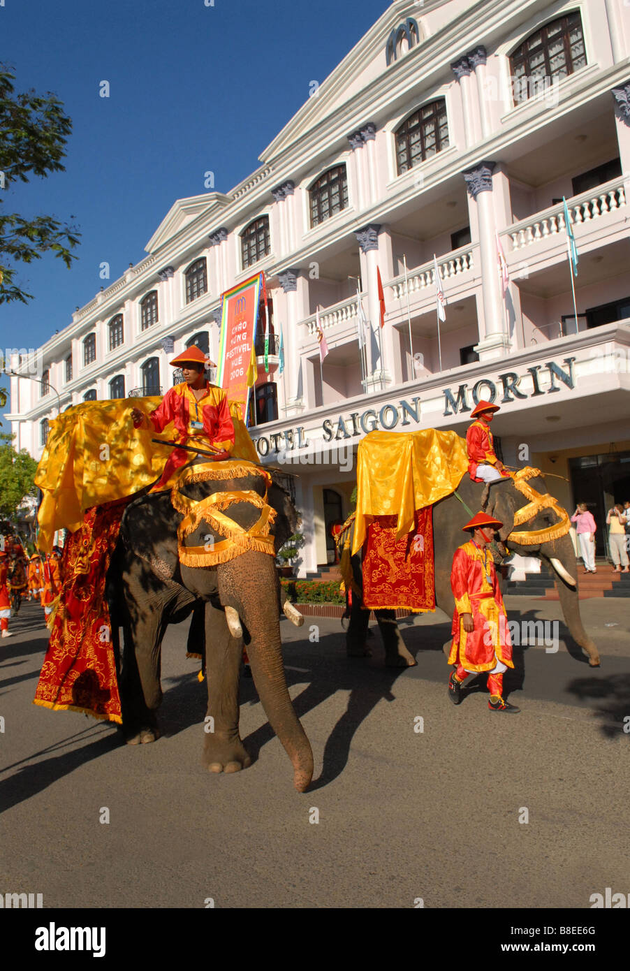 Festival der traditionellen Zeremonie Hue Stockfoto