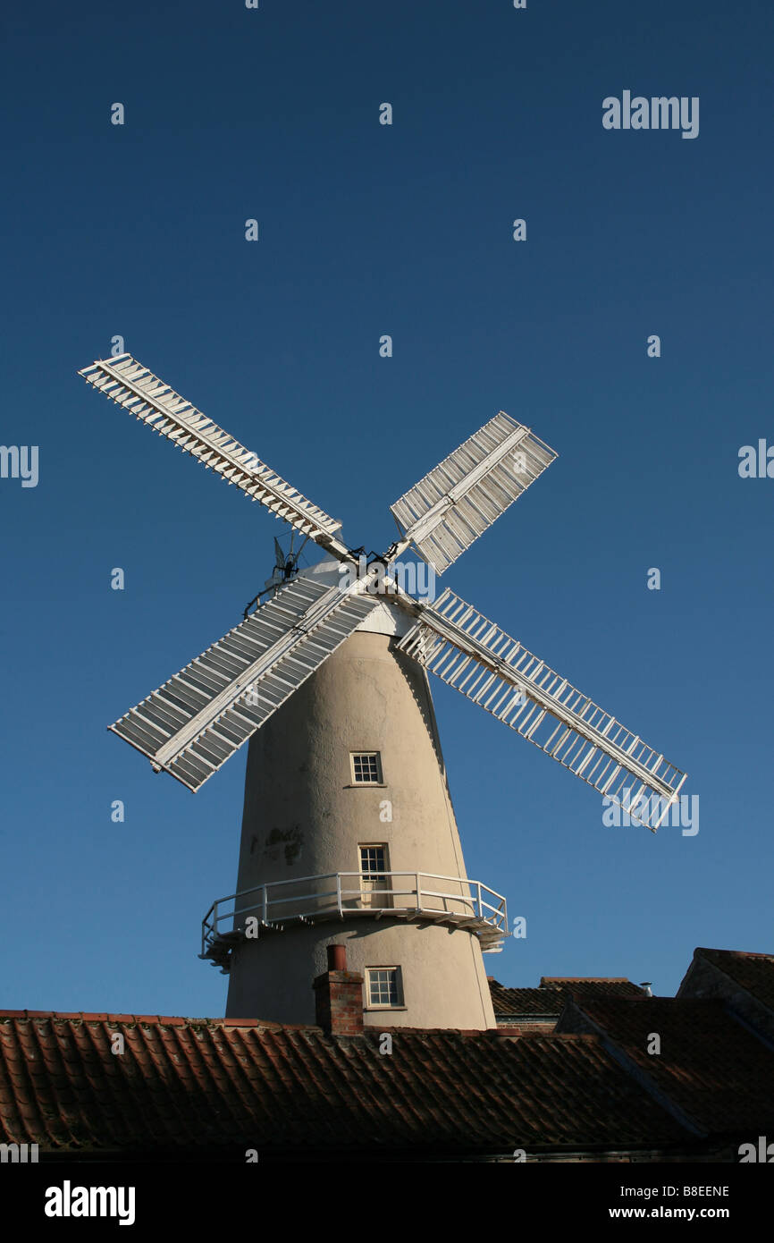 Windmühle an der Denver Norfolk in England Stockfoto