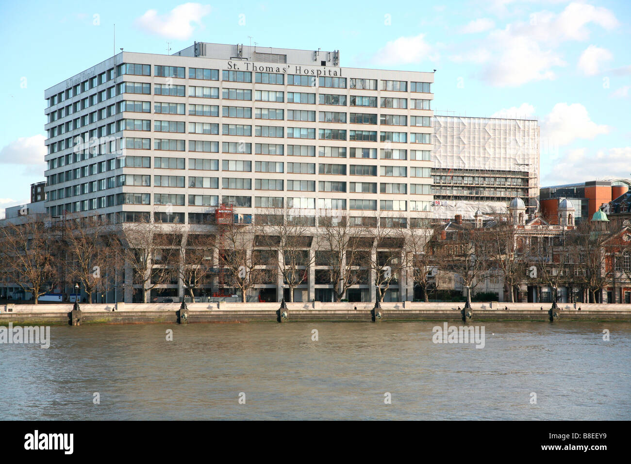 St. Thomas Hospital in London Stockfoto