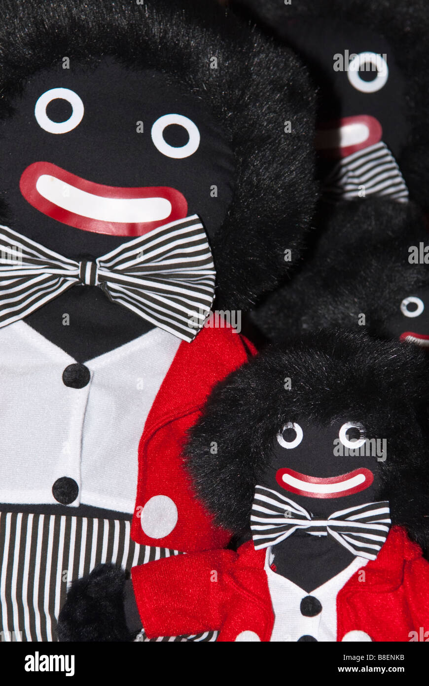Golliwogs zum Verkauf in einen uk-Shop-Shop Stockfoto