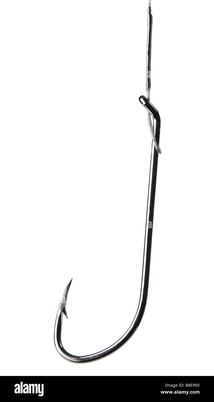 Angelhaken Stockfoto