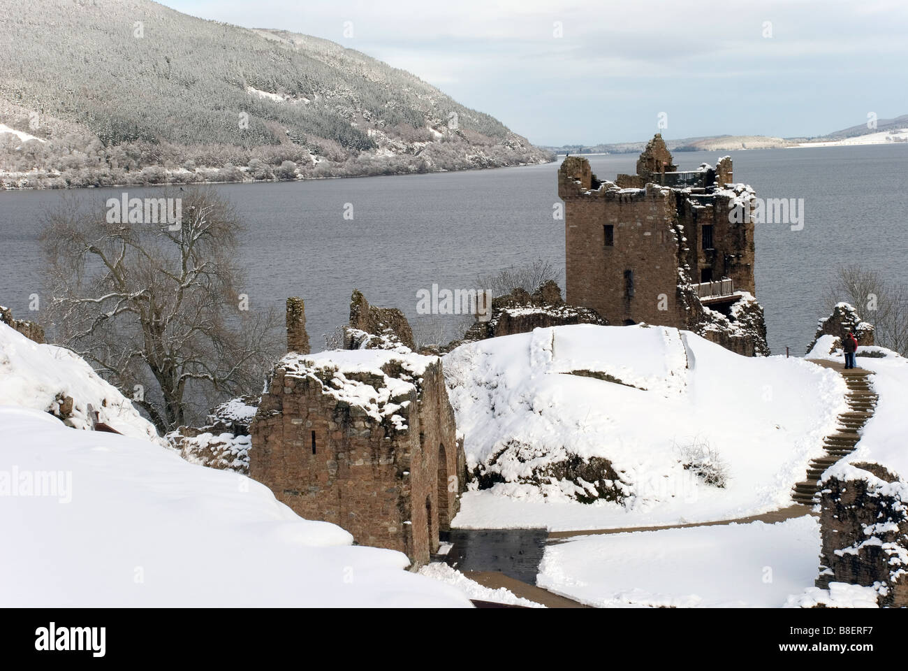 Urquhart Castle Loch Ness Highlands Schottland Stockfoto