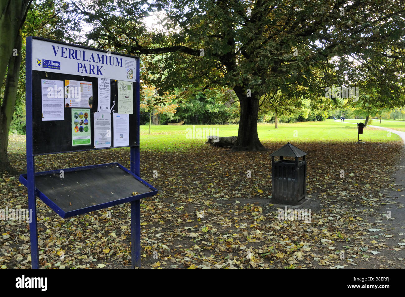 Verulamium Park St Albans Hertfordshire UK Stockfoto