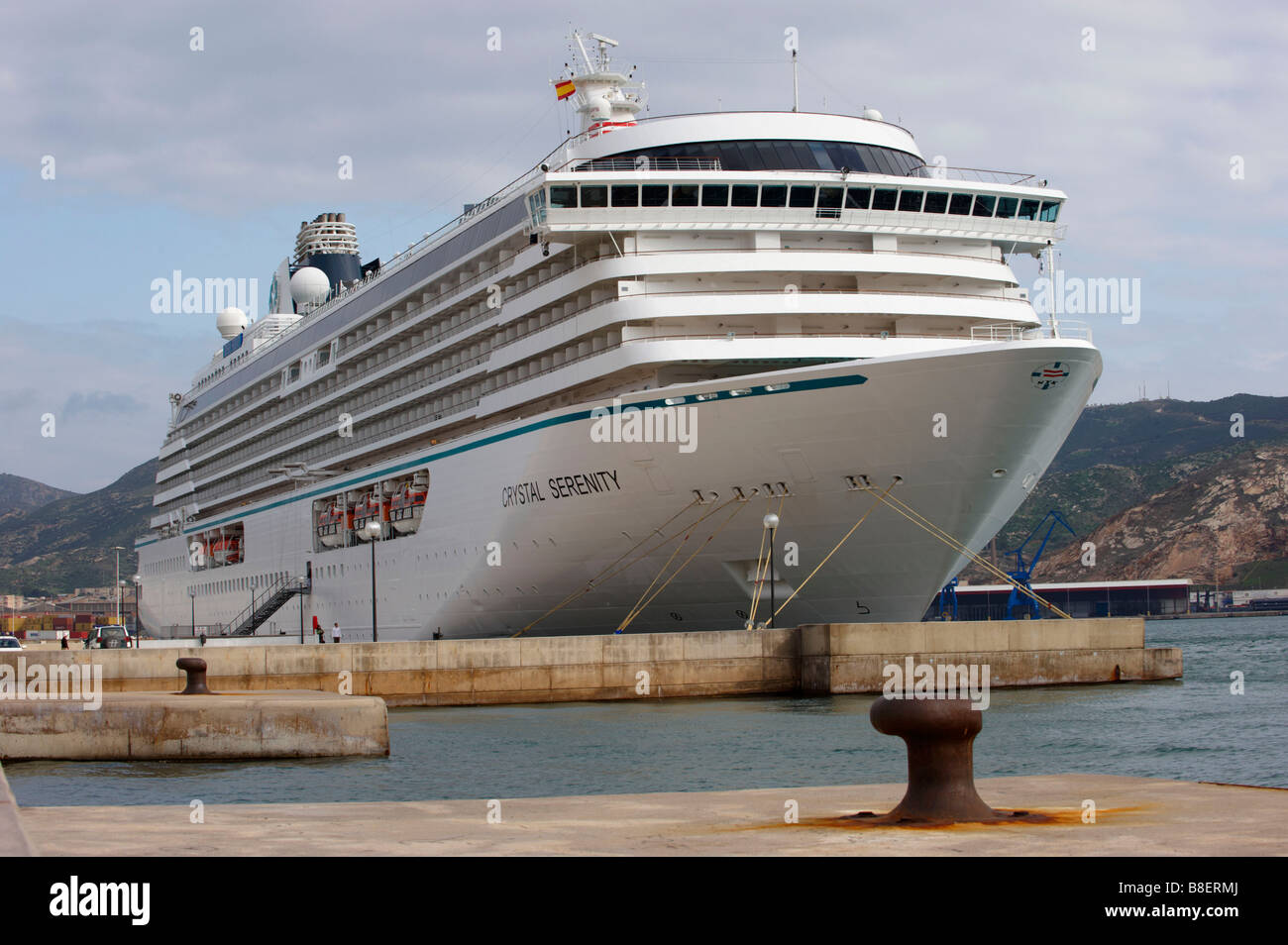 Crystal Serenity Cartagena Costa Calida Spanien Stockfoto