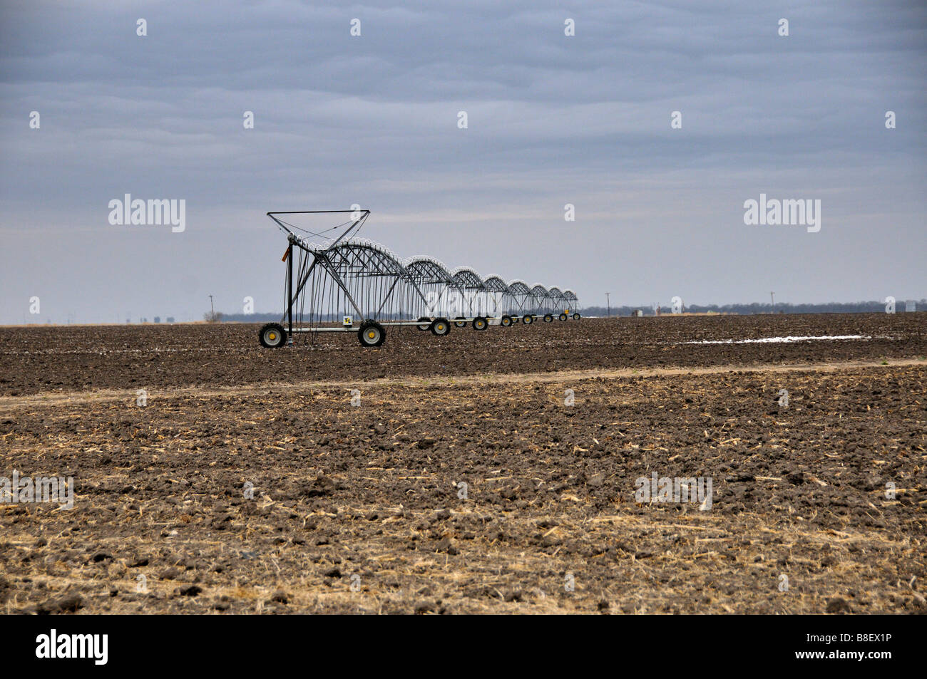 Texas-Ackerland Stockfoto