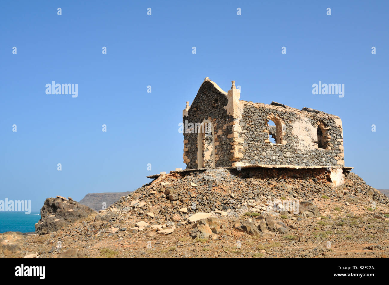 Santa Fatima Kapelle, Boa Vista Island, Republik Kap Verde Stockfoto