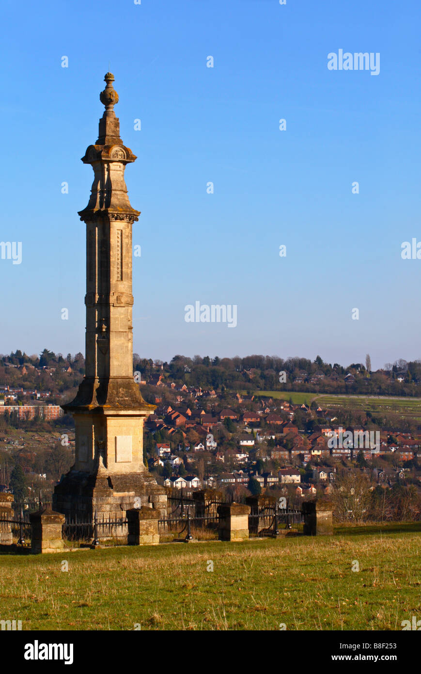 Disraeli Denkmal, High Wycombe, Buckinghamshire, Großbritannien Stockfoto