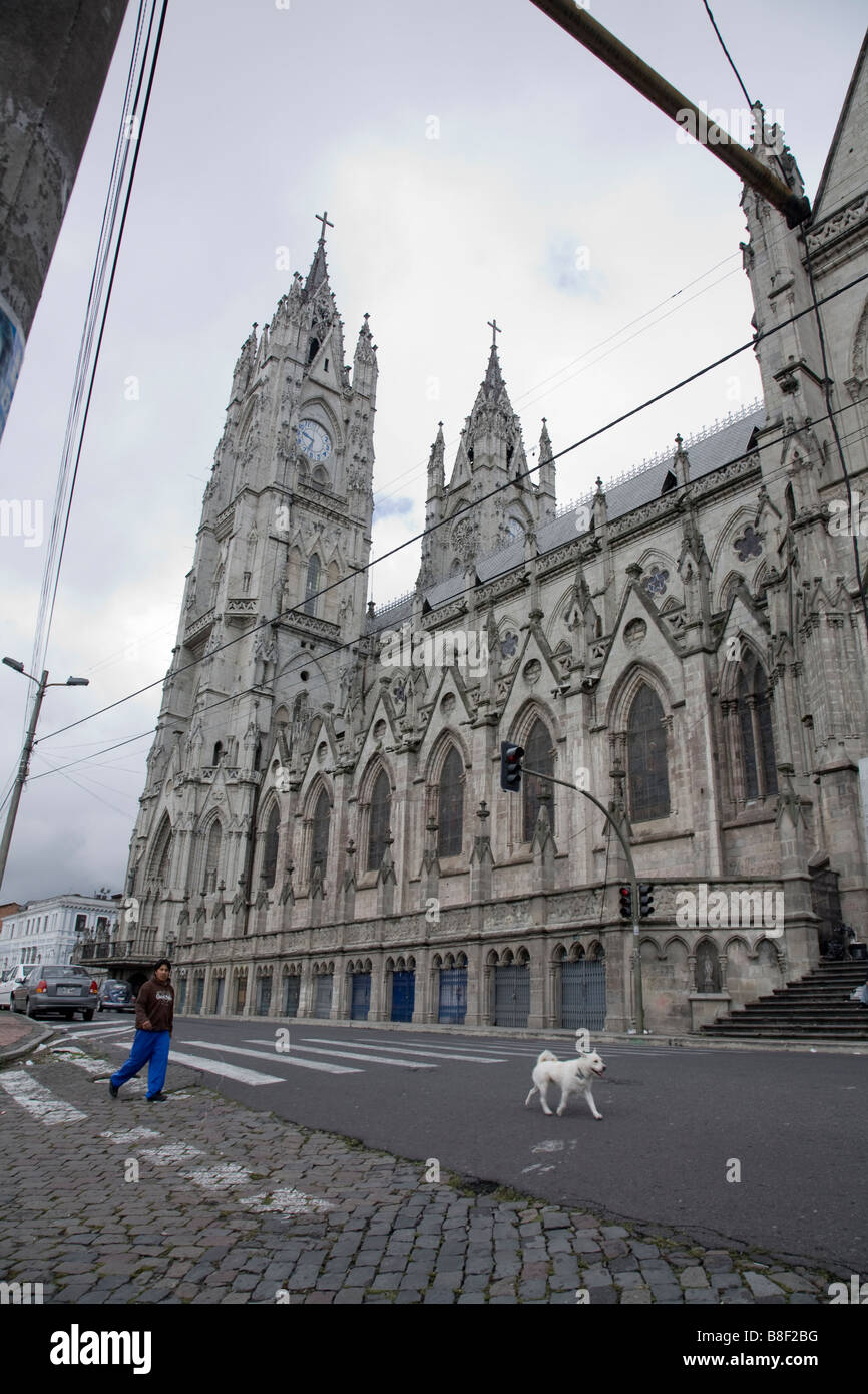 Basilika del Voto Nacional, Altstadt, Quito, Ecuador Stockfoto