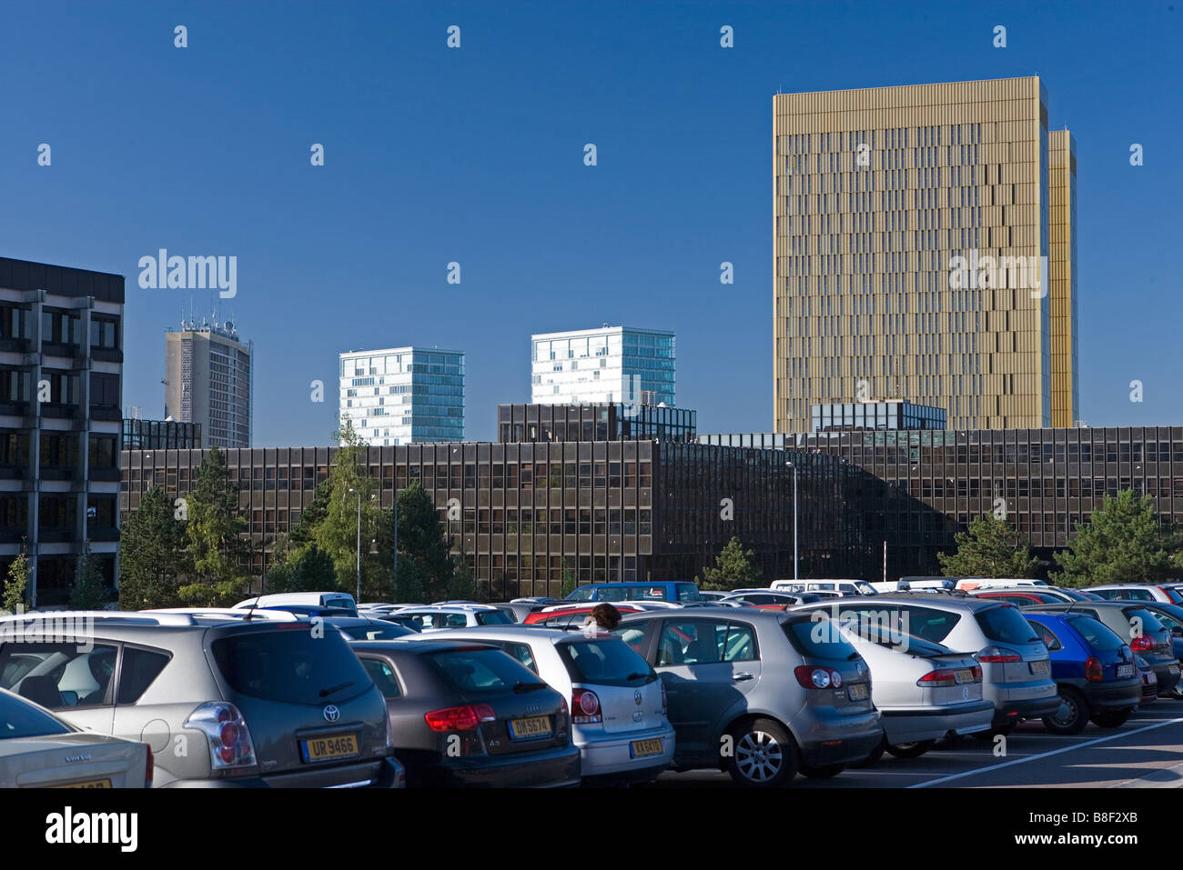 Luxemburg-Kirchberg-EU Gerichtshof Europa Stockfoto