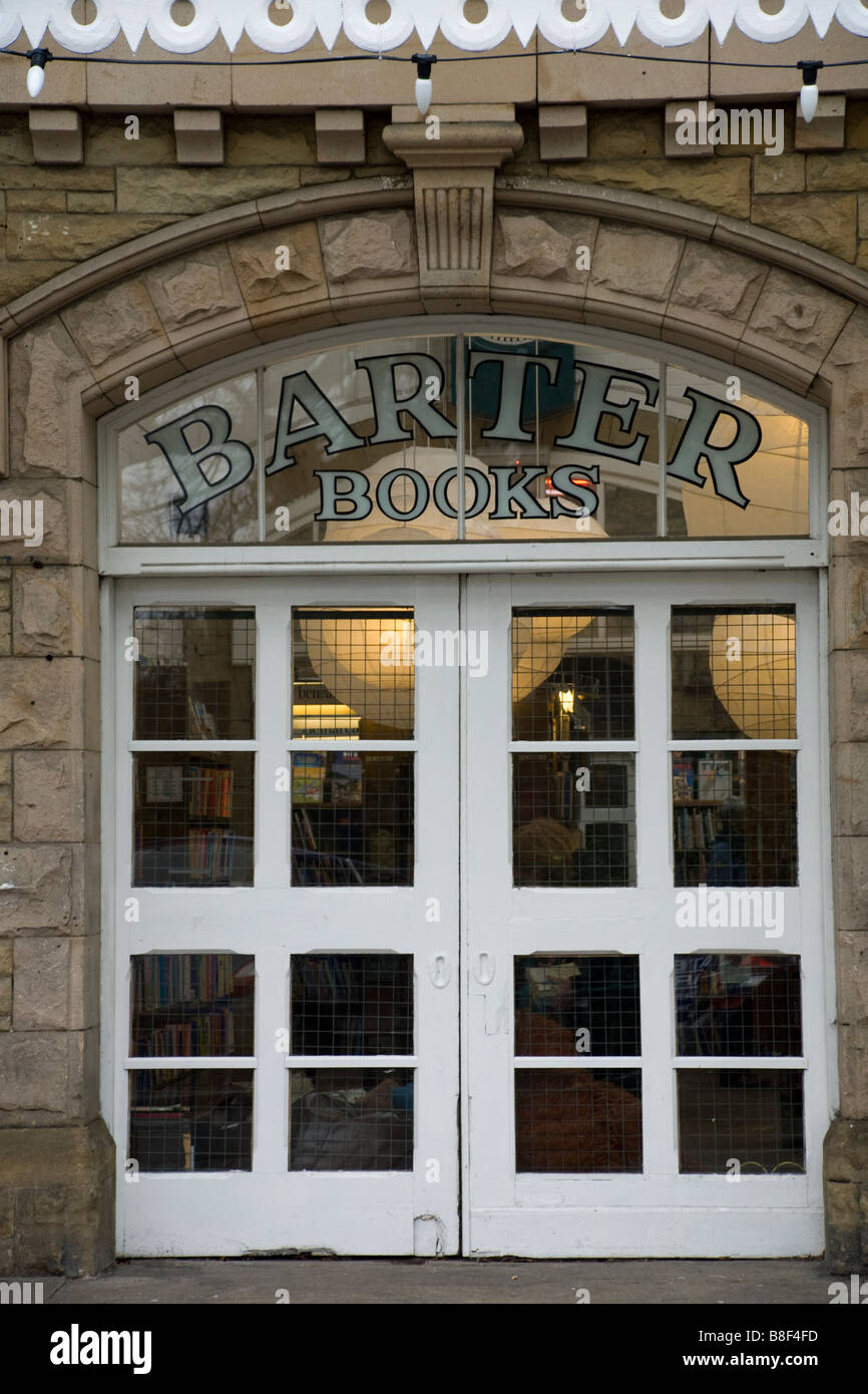 Barter Buchhandlung, Alnwick Stockfoto