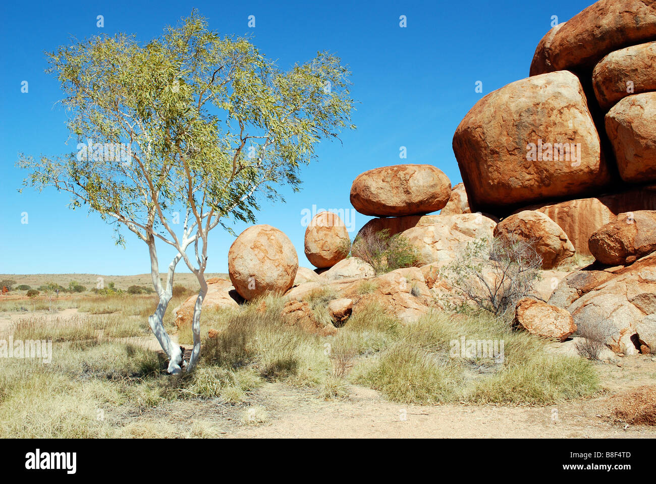 Devils Marbles, Nr Tennant Creek, Northern Territory, Australien Stockfoto