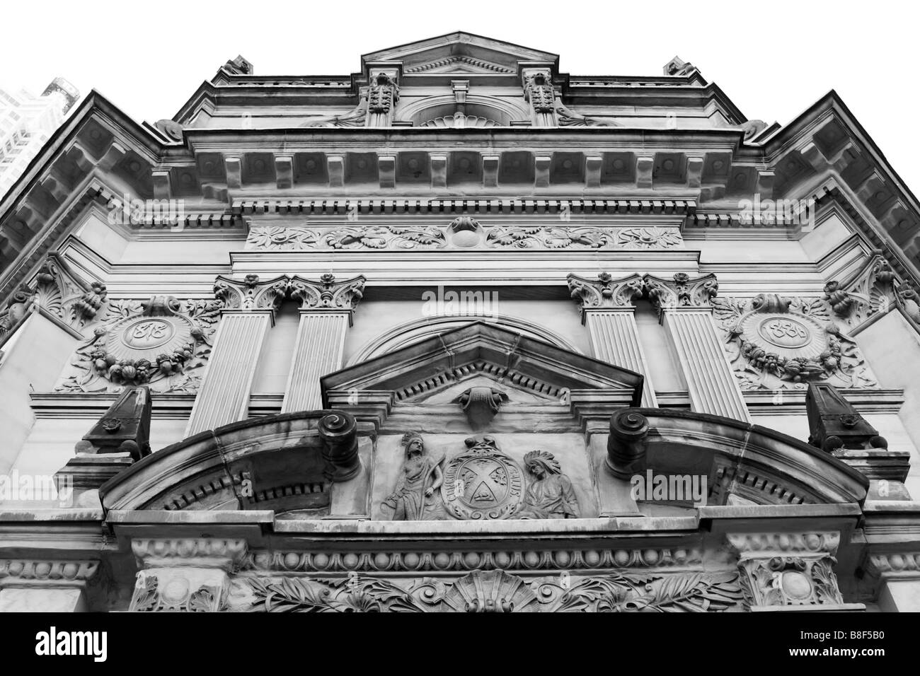 Dachdetails der Hockey Hall Of Fame auf Front Street Toronto Ontario Kanada Stockfoto