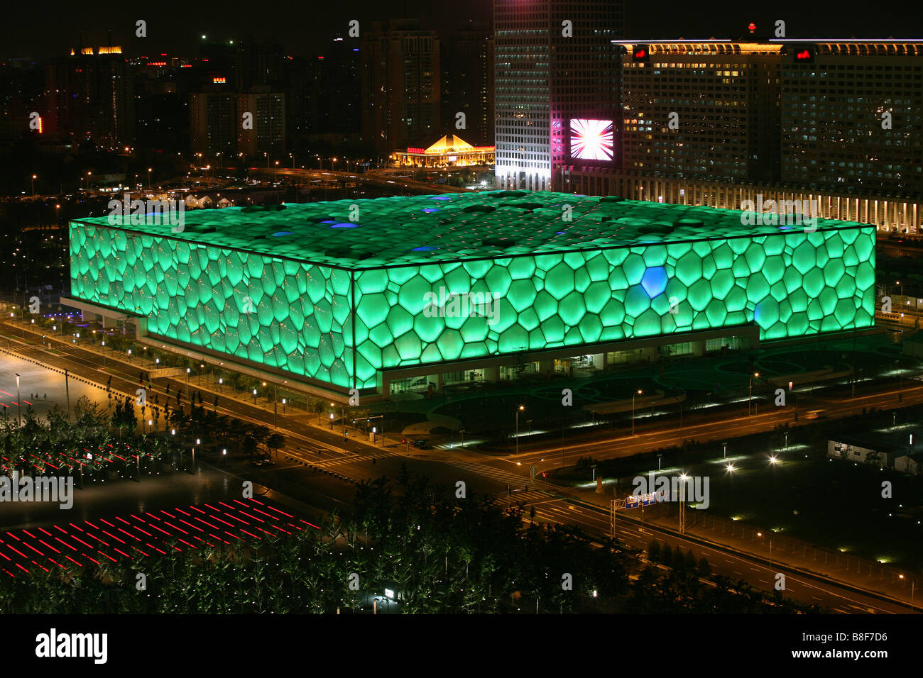 National Aquatics Center, Beijing, China Stockfoto
