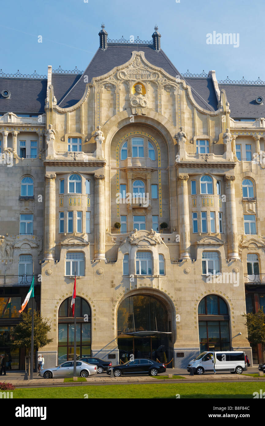 Gresham Palace - Four Seasons Hotel. Budapest Ungarn Stockfoto