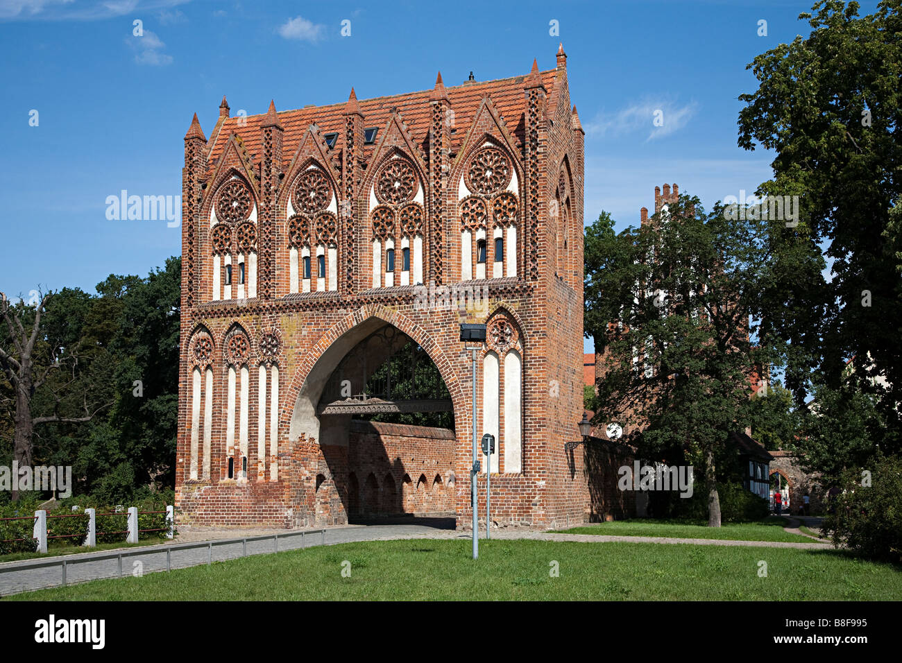 Stargarder Tor Tor Neubrandenburg Deutschland Stockfoto