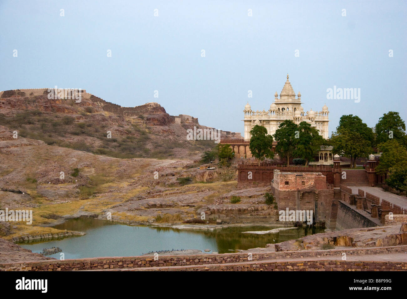 Jaswant Thada Jodhpur Rajasthan Indien Stockfoto