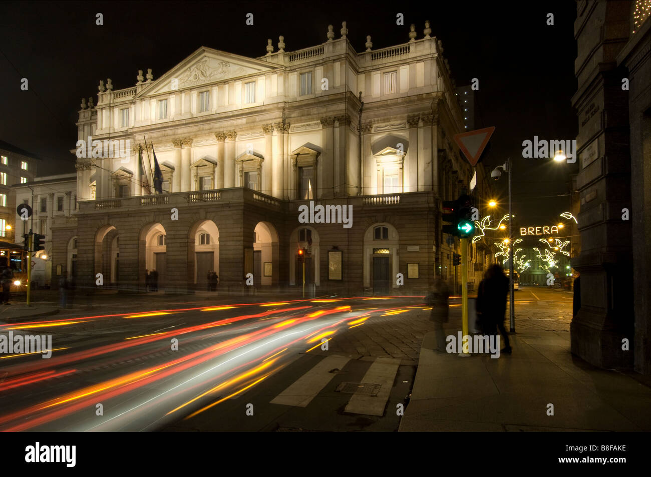 Scala Mailand Italien Oper Oper berühmten milano Stockfoto